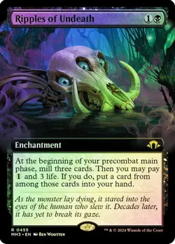 Ripples of Undeath Foil Extended Art Modern Horizons 3 NM MTG - Image 1