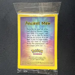 Ancient Mew Factory SEALED Pokemon TCG Movie Double Holo Foil Rare 2000 Promo - Image 2