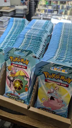 POKEMON SCARLET VIOLET JOURNEY TOGETHER SLEEVED BOOSTER PACK LOT Of 5 - Image 1