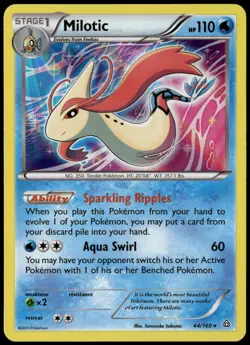 Milotic 44/160 XY Primal Clash Holo Rare Pokemon Card Near Mint-1 - Image 1