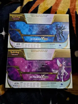 Pokemon Origin Forme Dialga Palkia VSTAR Premium Collection Box 2 Boxes Sealed - Image 2