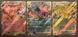 Pokemon TCG; Team Rocket’s SV Promos Set -Mewtwo 216, Nidoking 217, Persian 218 - Image 1