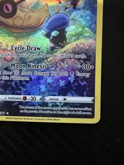 Pokemon TCG Lunatone Crown Zenith: Galarian Gallery GG11/GG70 Full Art Holo NM - Image 3