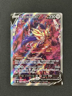 Pokemon TCG SWSH12.5 Crown Zenith Zacian GG48 & Zamazenta GG54 Set Near Mint - Image 4