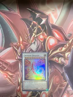 Yugioh Crimson Dragon RA04-EN061 Super Rare 1st Ed Near Mint - Image 1