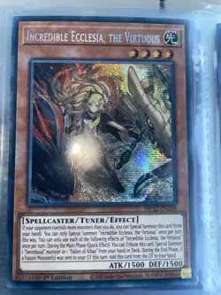 Incredible Ecclesia, the Virtuous MP22-EN188 Secret Rare 1st Edition Yu-Gi-Oh - Image 1