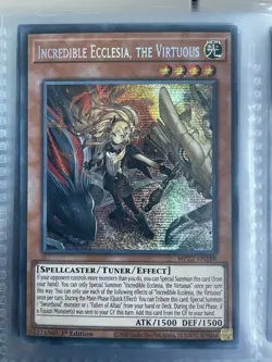 Incredible Ecclesia, the Virtuous MP22-EN188 Secret Rare 1st Edition Yu-Gi-Oh - Image 2