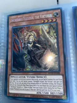 Incredible Ecclesia, the Virtuous MP22-EN188 Secret Rare 1st Edition Yu-Gi-Oh - Image 3