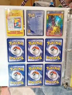 135✨ Rare Pokemon Cards Binder Collection Lot Vintage Wotc 1st Meiji Promo ex ++ - Image 4