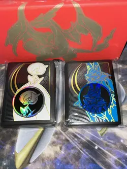 SEALED Riolu and Alakazam Mega Evolution ETB Promo Cards 009 + 010 coins sleeves - Image 3