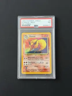Flareon Holo - 3/64 - No Symbol Jungle Vintage WOTC Pokemon Card - PSA 7 - Image 1