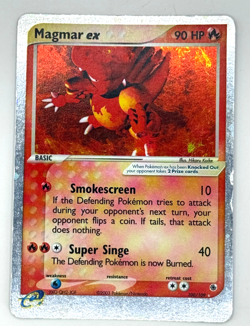 Pokemon Card TCG Ruby And Sapphire Magmar Ex 100/109 Vintage Rare - Image 1