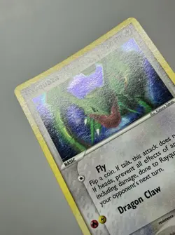 Rayquaza 3/17 (HP/BENT) Cosmos Holo Pop Series 1 2006 Pokemon Card - Image 5