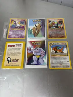 Vintage Pokemon Lot Of 3 Cards +Extras - Image 2