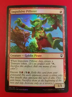 1x Impulsive Pilferer | FOIL | Commander Legends | MTG Magic Cards - Image 1