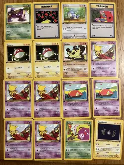 Pokemon TCG First Edition Rocket Common Non Holo Cards Lot Of 22 - Image 1