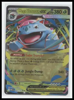 🌿 Pokemon Mega Venusaur EX #3 - Mega Evolution Holo TCG Card 🌿 - Image 1