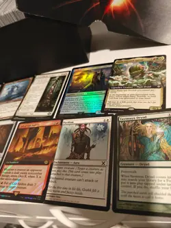 1000+ Magic the Gathering MTG bulk card lot with foils, rares, storage box - Image 4