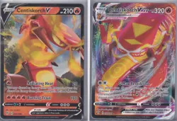 Centiskorch VMAX - 034/189 & Centiskorch V 033/189 2 Card Set Pokemon TCG - Image 1
