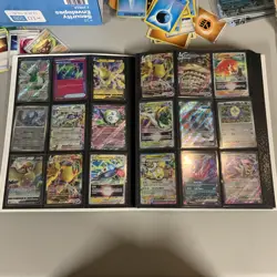 Huge Binder Lot 360 Pokemon Cards WOTC VTG Base Set, Full Art, Ex, V, VMax Hot! - Image 2