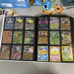 Huge Binder Lot 360 Pokemon Cards WOTC VTG Base Set, Full Art, Ex, V, VMax Hot! - Image 3