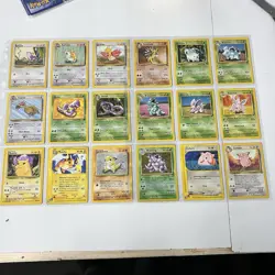 Original 151 Pokemon Cards WOTC Complete Set - Binder Page Lot Rare Card Vintage - Image 2