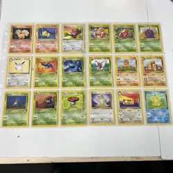 Original 151 Pokemon Cards WOTC Complete Set - Binder Page Lot Rare Card Vintage - Image 5