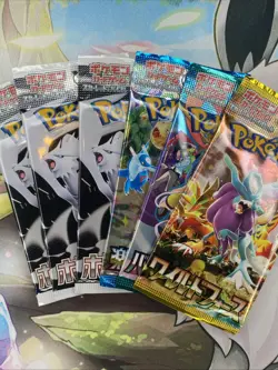 6x Pokemon Booster Pack Lot SEALED Cards! (Japanese) - Image 1