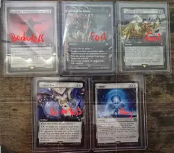 Lot of 5 Final Fantasy MTG Collector Booster Cards - NM / M - Image 1