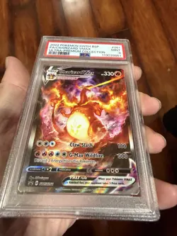 7 PSA Graded Pokemon Charizard cards, VMAX 261 , V 260, Cracked Ice 25, Ex 183 + - Image 5