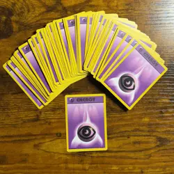 Pokemon TCG Psychic Energy Card Lot (56) Base Set 1999 WOTC Vintage - Image 1