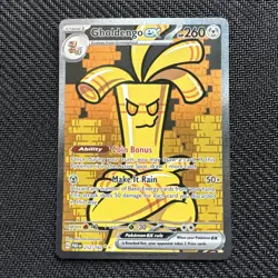 Gholdengo ex 252/182 Special Illustration Rare Paradox Rift Pokemon Card - Image 1