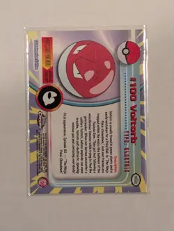 Voltorb Topps Chrome #100 Pokemon Card - Image 2