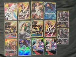 One Piece TCG Lot of 14 SEC Cards Japanese NM Shanks Uta Silvers Rayleigh - Image 1
