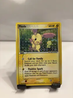 Pokemon TCG Plusle EX Deoxys 44/107 Reverse Holo Uncommon Card - Image 1
