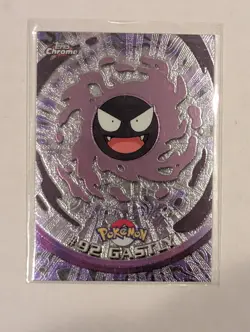 Gastly Topps Chrome #92 Pokemon Card - Image 1