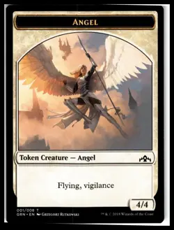 Guilds of Ravnica #1 Angel Token - Image 1