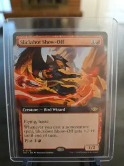 Slickshot Show-Off (Extended Art) Outlaws of Thunder Junction Regular MTG NM 335 - Image 1