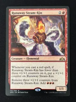 1x MTG Runaway Steam-Kin - Guilds of Ravnica (GRN) #115 - Magic the Gathering - Image 1