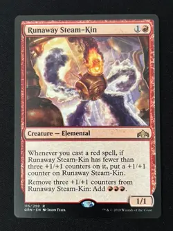 1x MTG Runaway Steam-Kin - Guilds of Ravnica (GRN) #115 - Magic the Gathering - Image 3