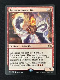 1x MTG Runaway Steam-Kin - Guilds of Ravnica (GRN) #115 - Magic the Gathering - Image 5