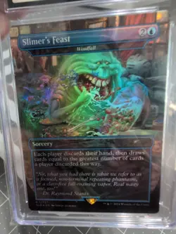 MTG Graded CGC 10 Pristine SLIMER'S FEAST "Windfall" (SL Ghostbusters FOIL) #CCG - Image 4