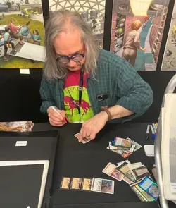 MTG M:tG MERCADIAN MASQUES Cloud Sprite FOIL - SIGNED by Mark Zug! - Image 2