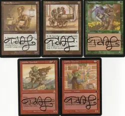 COMPLETE Set of URZA'S DESTINY DiTerlizzi - SIGNED ARTIST PROOF S! - Image 1