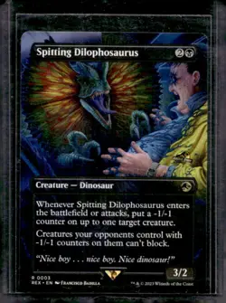 2023 Magic MTG Spitting Dilophosaurus Universes Beyond: Jurassic World #0003 - Image 1