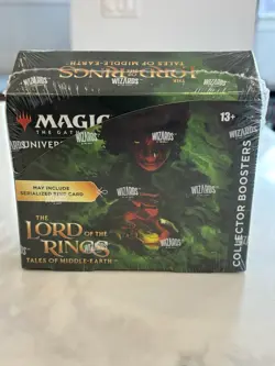 Magic MTG Collector Booster Box - Lord of the Rings Tales of Middle Earth Sealed - Image 1