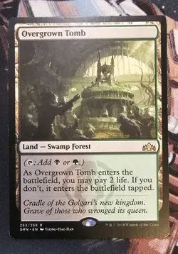 Overgrown Tomb - Magic The Gathering Guilds of Ravnica - Image 1
