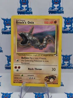 Pokemon Brock's Onix Gym Heroes 69/132 MP - Image 1
