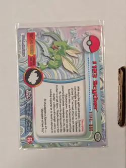 Scyther Topps Chrome #123 Pokemon Card - Image 2