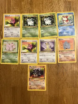 Pokemon TCG First Edition Jungle Common Non Holo Cards Lot Of 9 - Image 1